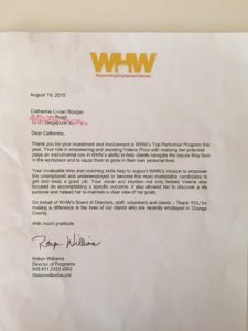 Thanks letter